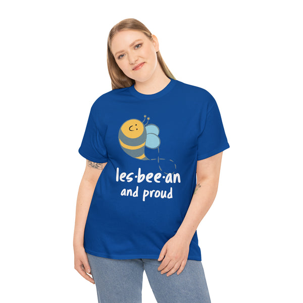 Lesbeean and Proud Bee Lesbian TShirt Womens Gay Pride LGBT Plus Size Tops for Women