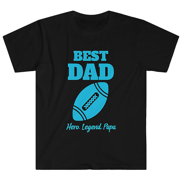 Papa Shirt Cool Fathers Day Shirt Papa Shirt Football Dad Shirt Fathers Day Gifts