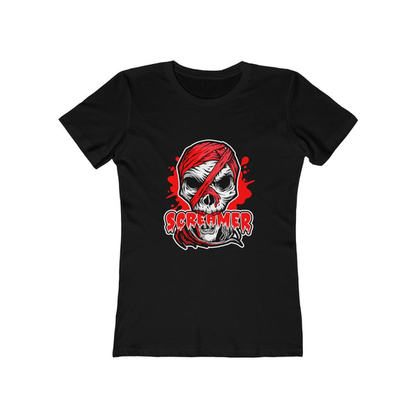 Screamer Halloween Shirts for Women Halloween Tops Evil Skeleton Shirt Women Halloween Costumes for Women