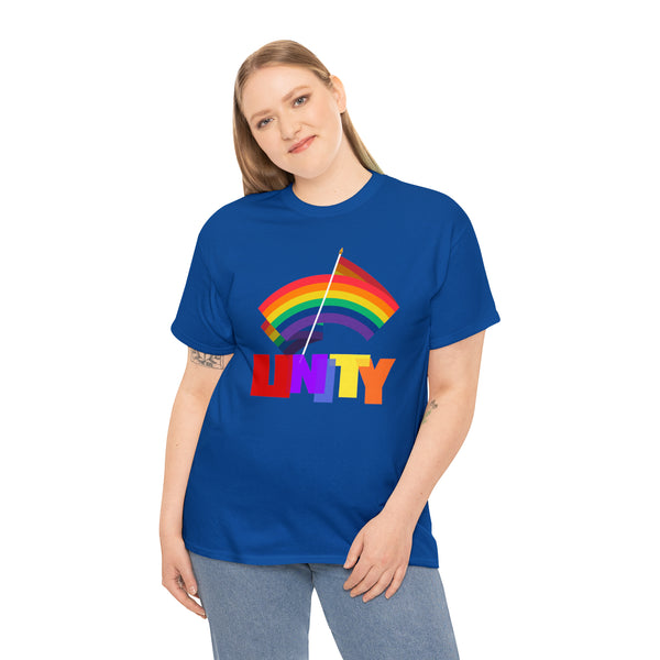 Unity LGBT Love Live Be Happy LGBT Flag Gay Pride Month Womens Plus Size Tops