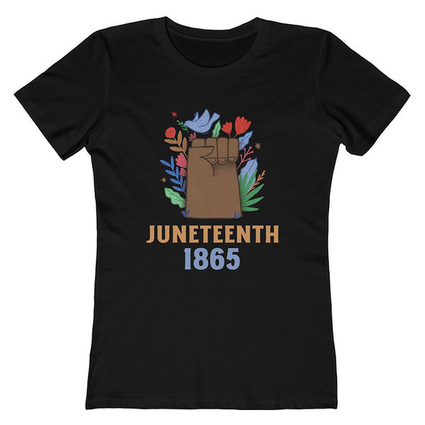 Juneteenth T-shirt for Women Freedom Day Womens Black Pride Melanin Tee