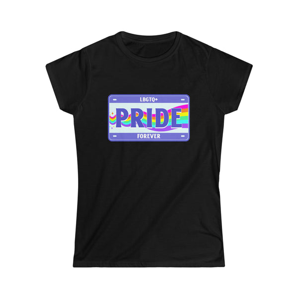 LGBTQ+ Forever LGBT Lesbian Gay Pride Month LGBT Ally Womens T Shirts