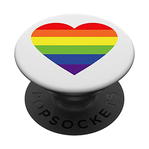 Rainbow PopSocket Heart Pride Pop Socket for Phone Rainbow PopSockets Standard PopGrip