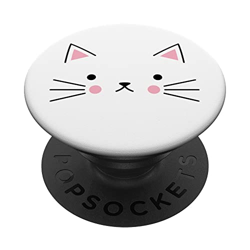 Kitty Cat Pop Socket for Phone PopSockets Kitten Cute Cat PopSockets Standard PopGrip