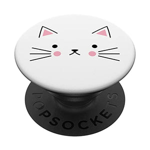 Kitty Cat Pop Socket for Phone PopSockets Kitten Cute Cat PopSockets Standard PopGrip