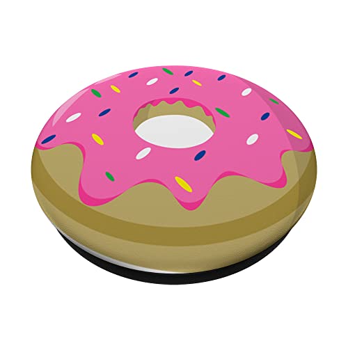 Pink Donut Pop Socket for Phone Cute PopSockets Jelly Donut PopSockets Standard PopGrip