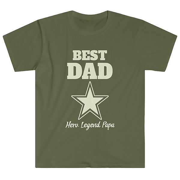 Father's Day Shirt 4th of July Dad Shirt Best Dad Shirt Dad Gifts Patriotic Dad Shirts for Men