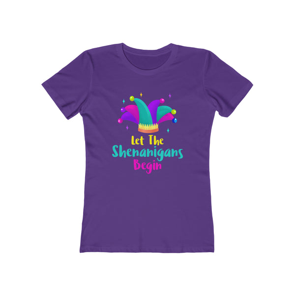 Cute Mardi Gras Shirts for Women Funny Let The Shenanigans Begin Mardi Gras Outfit for Women New Orleans