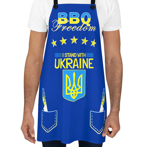 Support Ukraine Aprons for Men & Women Grilling Gifts for Men Ukraine Flag Apron Ukrainian Chef Apron