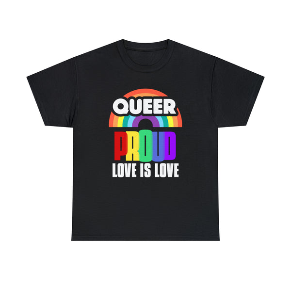 Proud LGBT Shirt Love is Love Shirt Human Rights Gay Pride Plus Size Shirts for Women