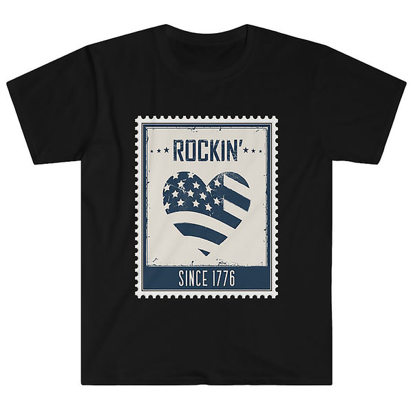 Fourth of July Shirts for Men Vintage Rocking Since 1776 4th of July Shirt 4th of July Shirts for Men