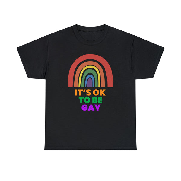 It's OK to Be Gay Equality Human Rights LGBT Pride Flag Gay Womens Plus Size Tops