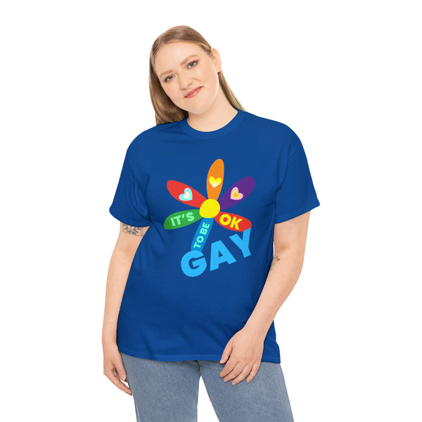 It's OK to Be Gay LGBT Pride Month Gay Rights LGBT Rainbow Plus Size Clothing for Women