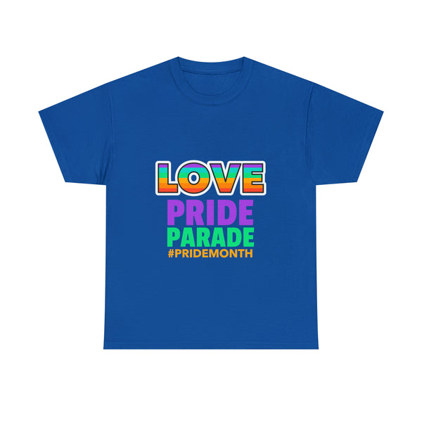 Pride Parade Shirt LGBT Pride Shirt Rainbow Graphic Tees Gay Tshirts Shirts for Women Plus Size