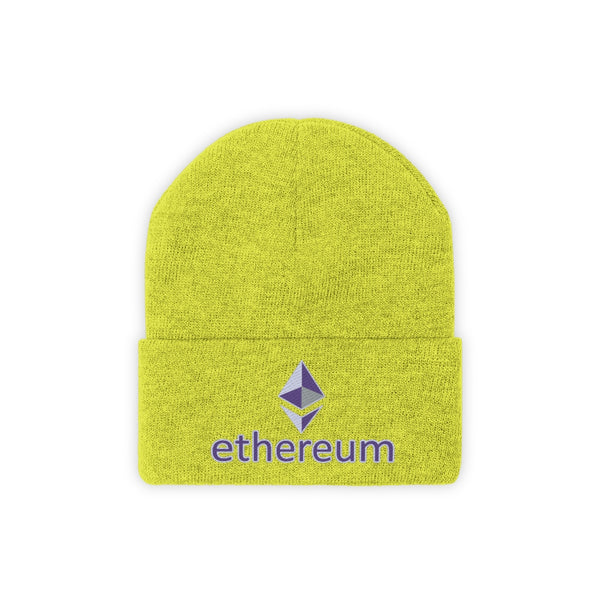 Ethereum Hat Ethereum Embroidery Logo Crypto Warm Beanie Hats Cryptocurrency Merch Ethereum Gift