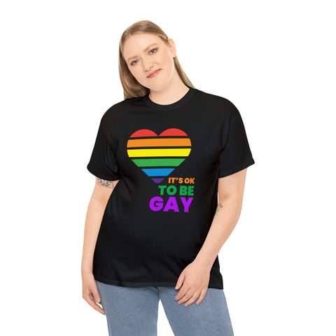 It's OK to Be Gay Gender Equality LGBT Pride Day Gay Rights Plus Size Clothing for Women