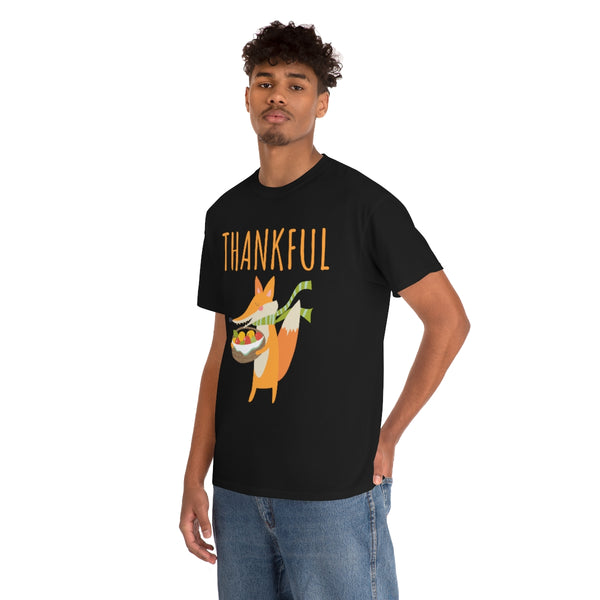Big and Tall Fox Thanksgiving Shirts for Men XL 2XL 3XL 4XL 5XL Thanksgiving Gifts Fall Tshirts for Men