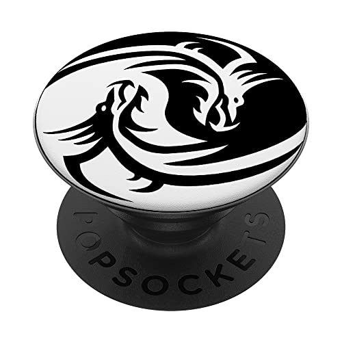 Yin Yang Dragon Pop Socket for Phone PopSockets Yin Yang PopSockets Standard PopGrip