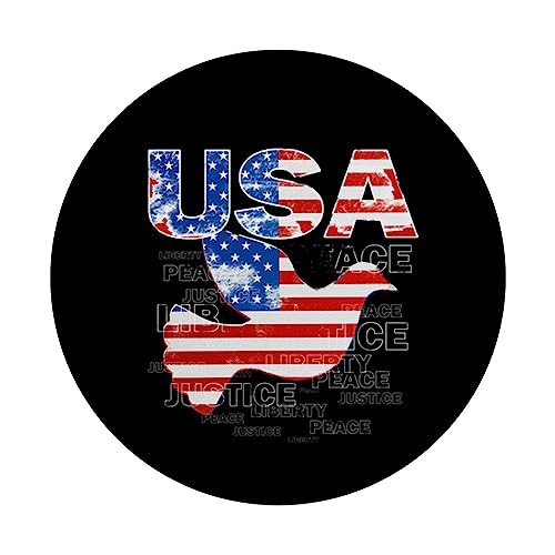 USA Dove American Flag Popsocket Patriotic Pop Socket USA PopSockets Standard PopGrip