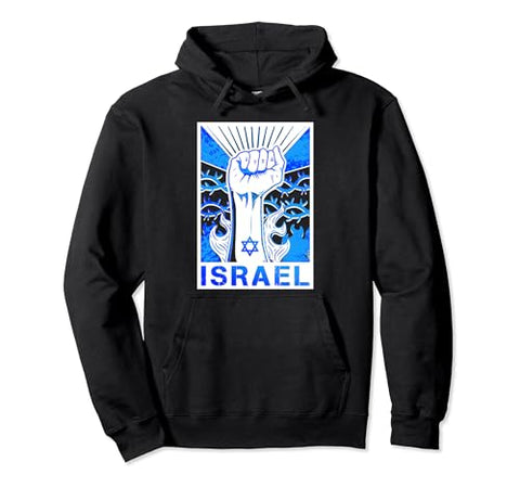 I Stand With Israel Shirts Israeli Flag Israel Star Of David Pullover Hoodie