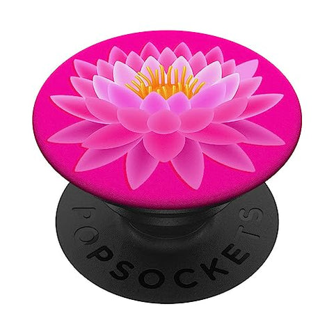 Lotus Flower Popsocket Cute Floral Popsockets for Women Pink PopSockets Standard PopGrip