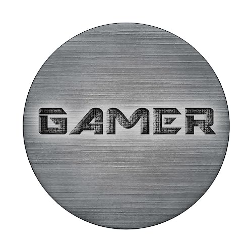 Gamer Pop Socket for Phone PopSockets Blushed Steel Gaming PopSockets Standard PopGrip