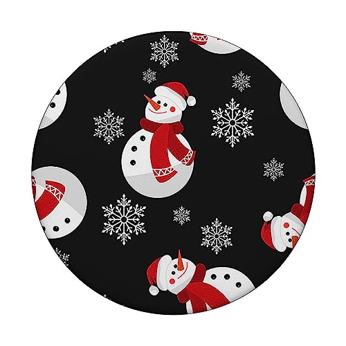 Red Christmas Snowman Pop Socket for Phone Cute Christmas PopSockets Standard PopGrip