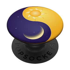 Sun & Moon Yin Yang Pop Socket for Phone PopSockets Yin Yang PopSockets Standard PopGrip