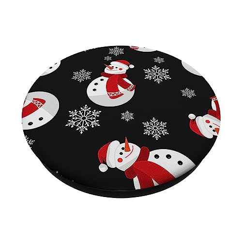 Red Christmas Snowman Pop Socket for Phone Cute Christmas PopSockets Standard PopGrip