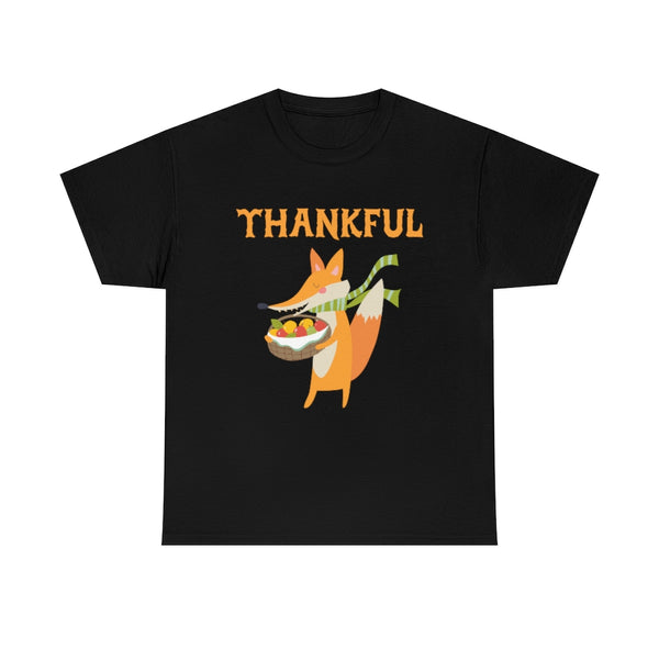Womens Thanksgiving Shirt Cute Fox Shirt Plus Size Fall Shirt Funny Thanksgiving Shirts for Women Plus Size
