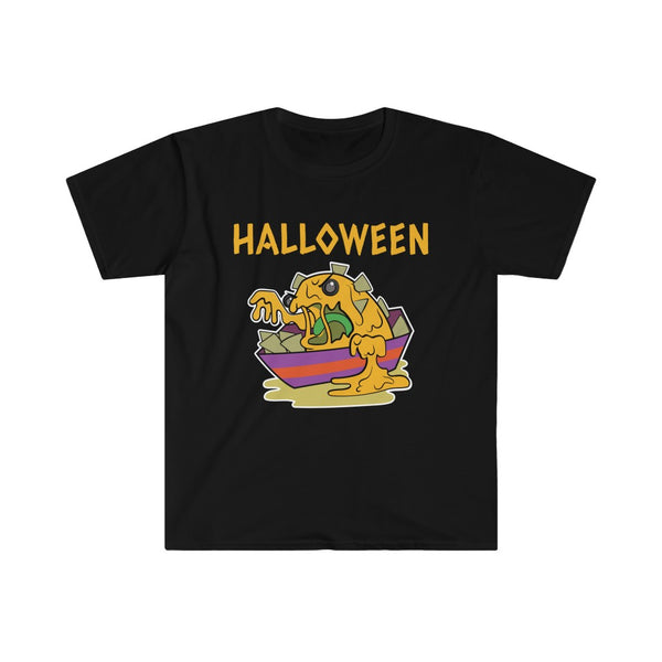 Mad Nachos Funny Halloween Shirts for Men Halloween Tshirt Men Spooky Food Halloween Clothes for Men