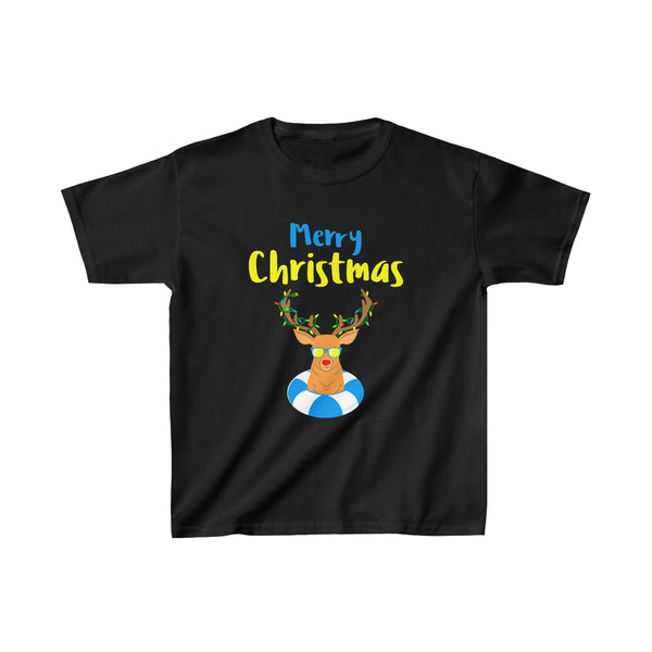 Cute Reindeer Funny Christmas TShirts for Girls Christmas Gift Kids Christmas Shirt Funny Christmas Shirt
