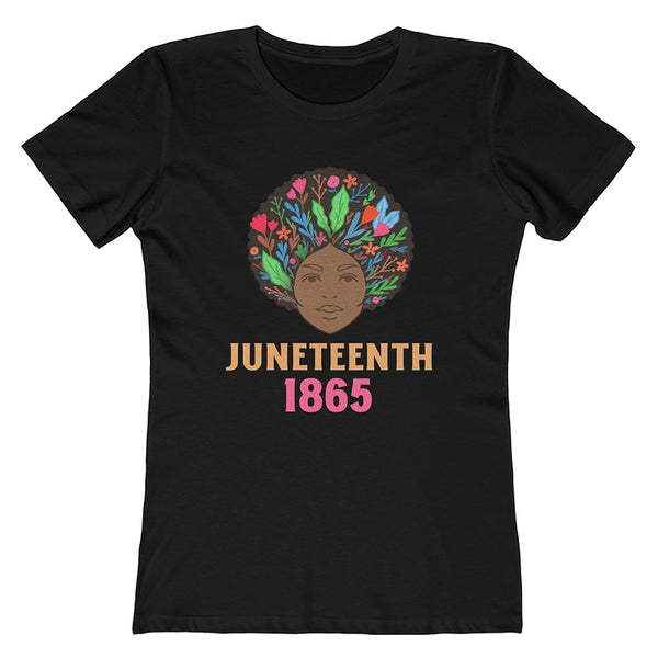 Juneteenth Black History T-shirt for Women Freedom Day Womens Black Pride Tee