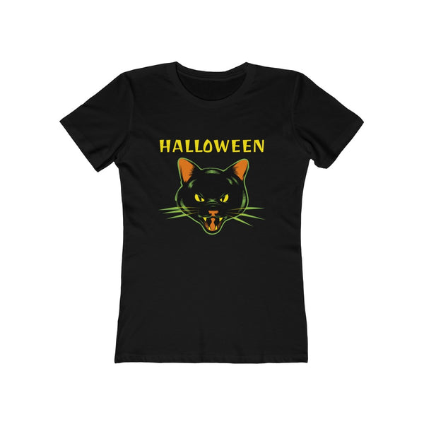 Black Cat Womens Halloween Shirts Black Cat Shirt Halloween Shirts for Women Halloween Clothes for Women