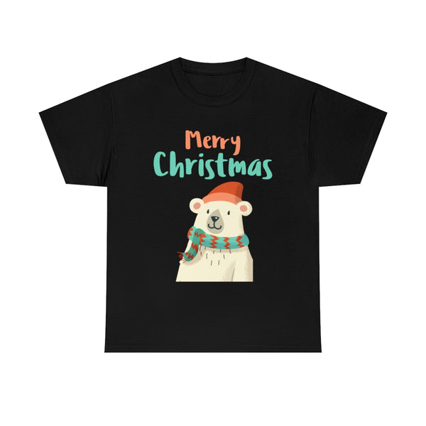 Funny Bear Big and Tall Christmas Tshirts Christmas Pajamas for Men Plus Size Christmas T Shirts for Men