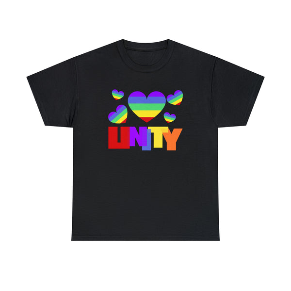 Unity LGBT Flag Gay Pride Month Rainbow Lesbian Transgender Plus Size Tops for Women