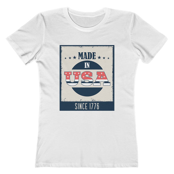 July 4th Shirts for Women Womens 4th of July Shirts Patriotic Made in USA Vintage American Shirts