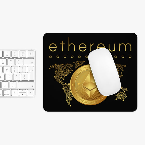 Ethereum Mouse Pad Crypto Mouse Pads Cryptocurrency Ethereum Logo Gift ETH Shield Ethereum Merch