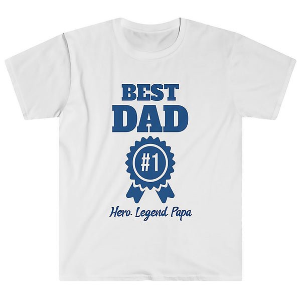 Fathers Day Shirt Dad Shirt Papa Shirt First Fathers Day Gifts #1 Dad Shirt for Men