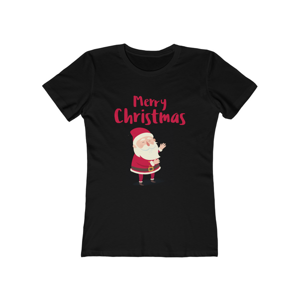 Cute Santa Womens Christmas T Shirts for Women Christmas Outfits Womens Christmas Shirt Christmas PJs