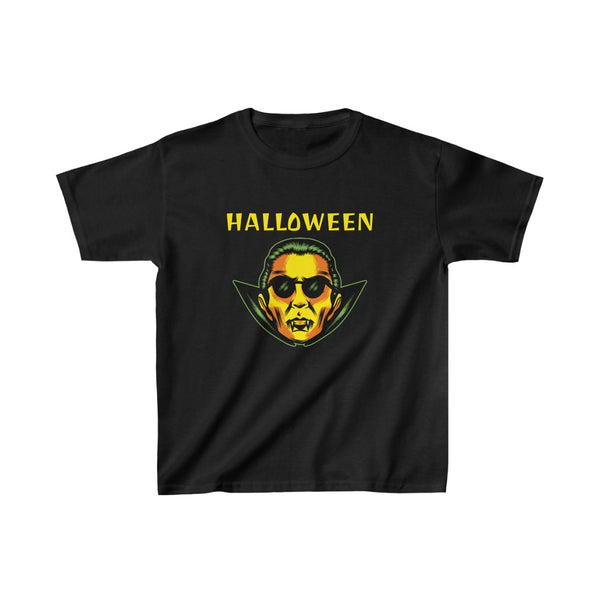 Vampire Funny Halloween Shirts for Girls Cool Dracula Shirt Halloween Tshirts Girls Kids Halloween Shirt