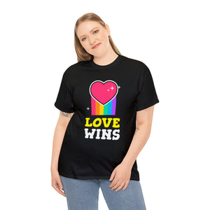 Love Wins Lesbian Gay Bisexual Transgender Queer LGBTQ Pride Plus Size Clothing for Women