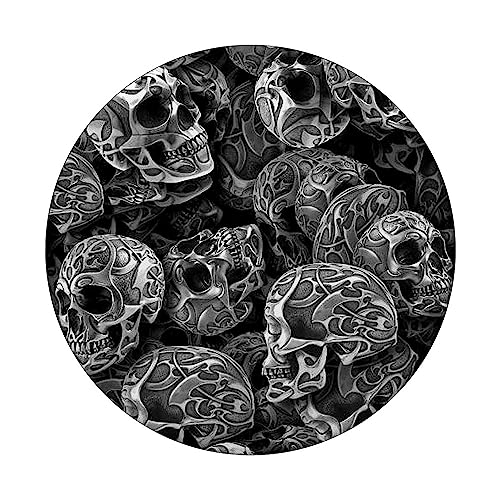 Skull Pop Socket for Phone Halloween PopSockets Skull PopSockets Standard PopGrip