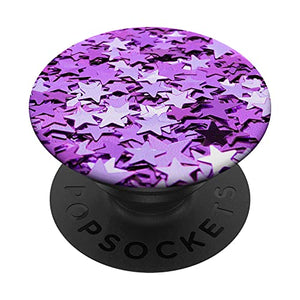 Purple Pop Socket for Phone Star PopSockets for Women Purple PopSockets Standard PopGrip