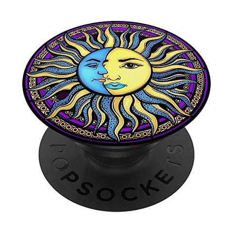 Sun & Moon Pop Socket for Phone Cute PopSockets Sun and Moon PopSockets Standard PopGrip