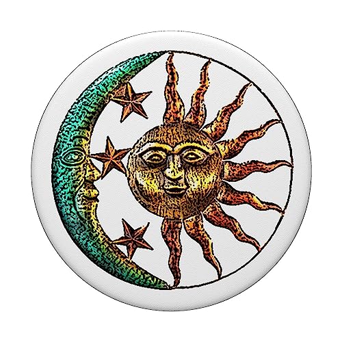 Sun and Moon PopSocket Craft Art Cute PopSockets Sun & Moon PopSockets Standard PopGrip