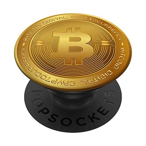 Bitcoin Pop Socket for Phone Crypto Popsockets BTC Bitcoin PopSockets Standard PopGrip