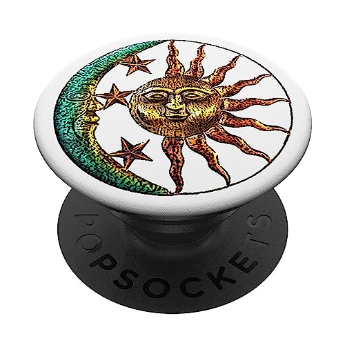 Sun and Moon PopSocket Craft Art Cute PopSockets Sun & Moon PopSockets Standard PopGrip