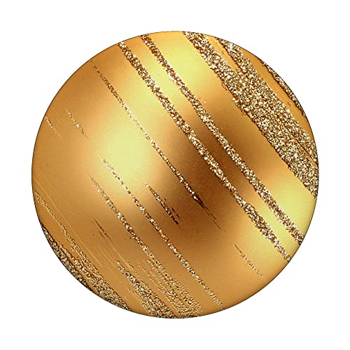 Christmas Ornament Pop Socket for Phone Golden Christmas PopSockets Standard PopGrip