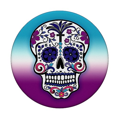 Day of the Dead Skull PopSockets for Women Cute Skull PopSockets Standard PopGrip